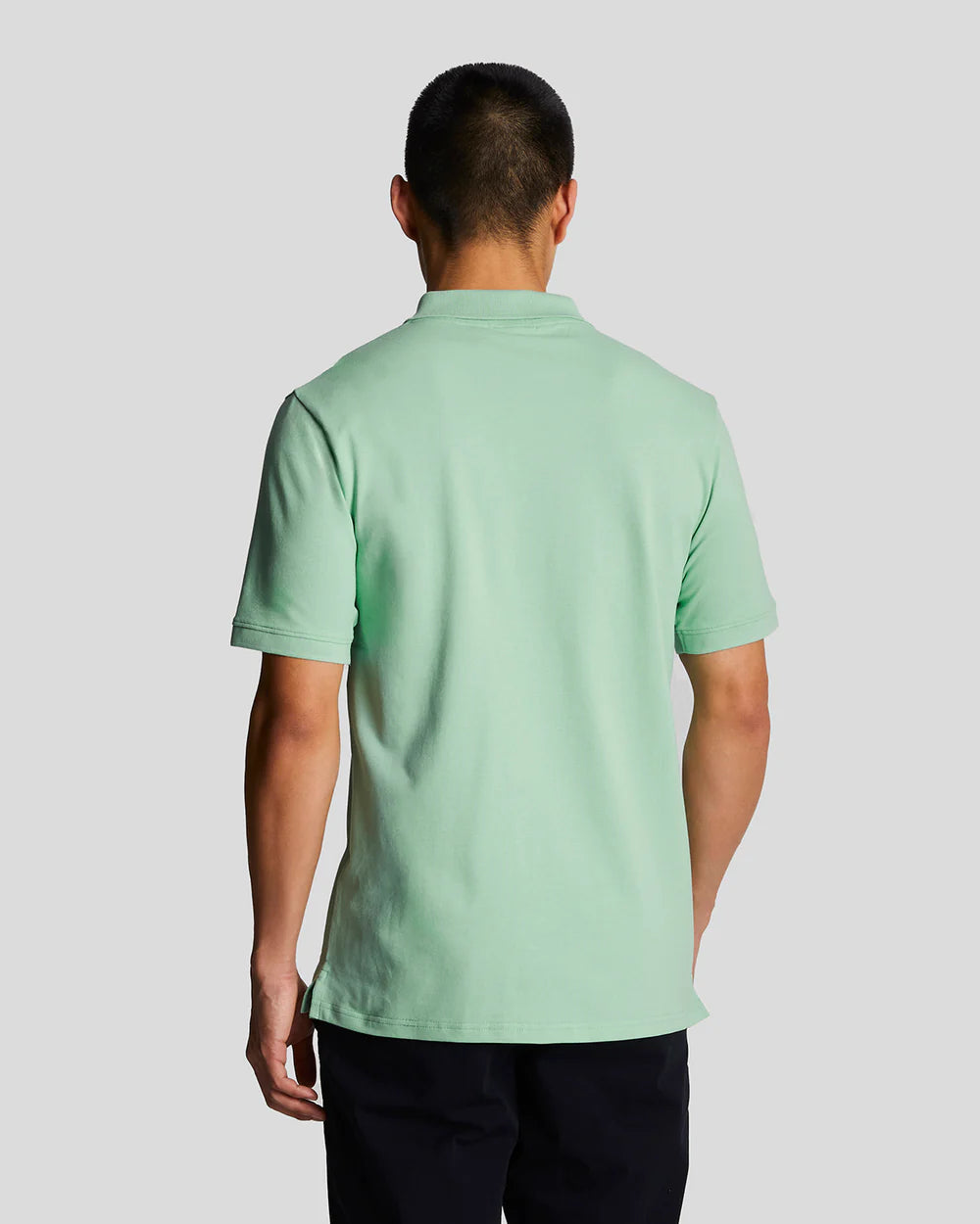 Lyle & Scott Plain Polo Shirt Turquoise Shadow