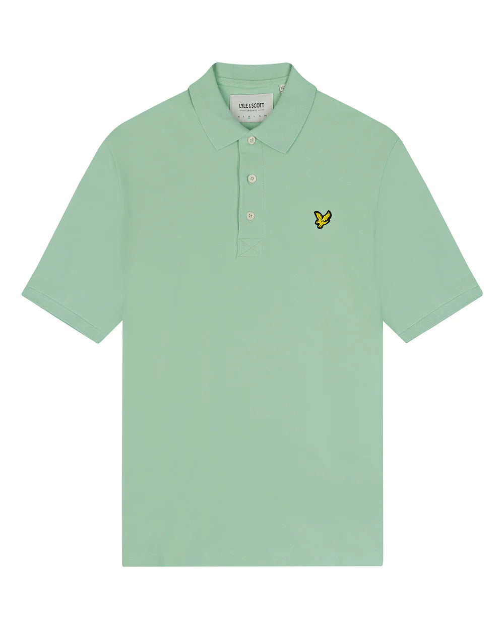 Lyle & Scott Plain Polo Shirt Turquoise Shadow