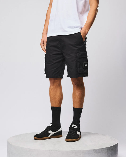 Weekend Offender Mascia Cargo Shorts Black