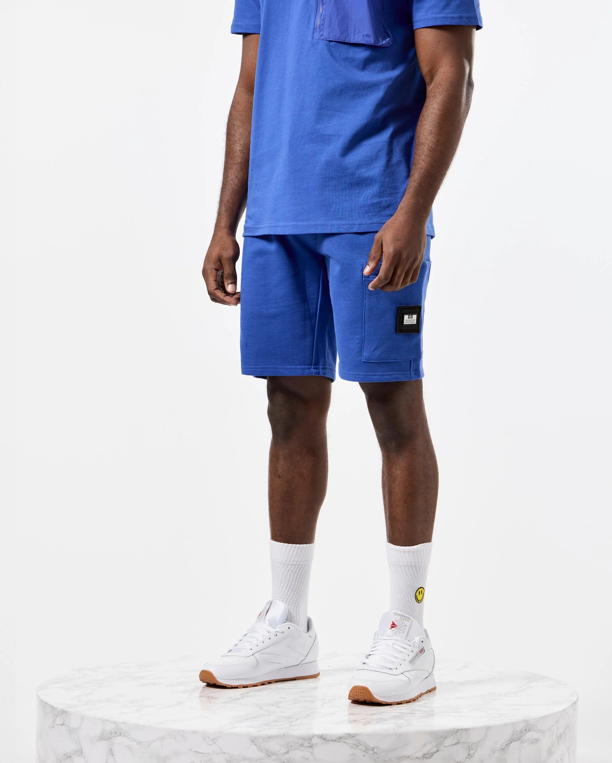 Weekend Offender Hawkins Jogger Shorts Bluebell