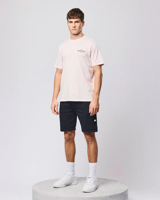 Weekend Offender Hawkins Zip Pocket Jogger Shorts Navy