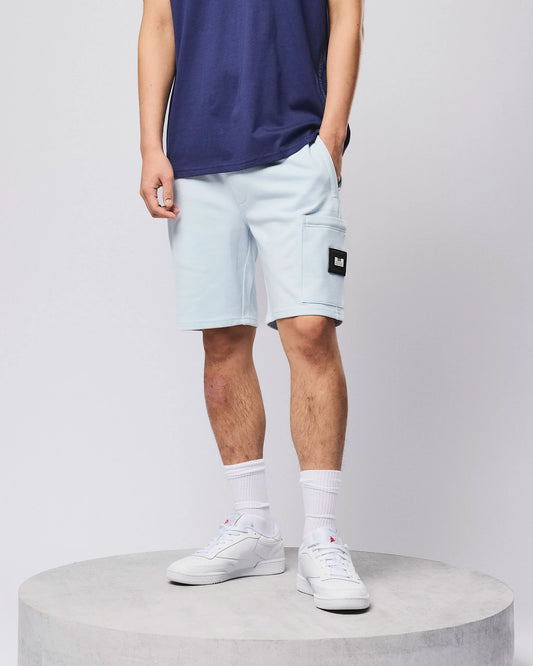 Weekend Offender Hawkins Zip Pocket Jogger Shorts Sky