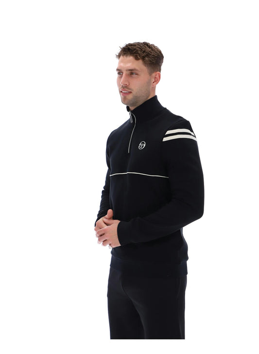 Sergio Tacchini Orion 1/4 Zip Sweat Black