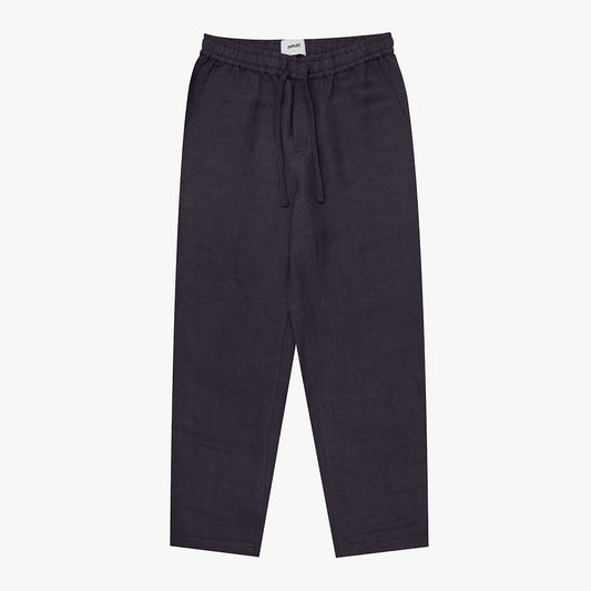 Parlez Stroll Relaxed Tapered Linen Trouser Midnight