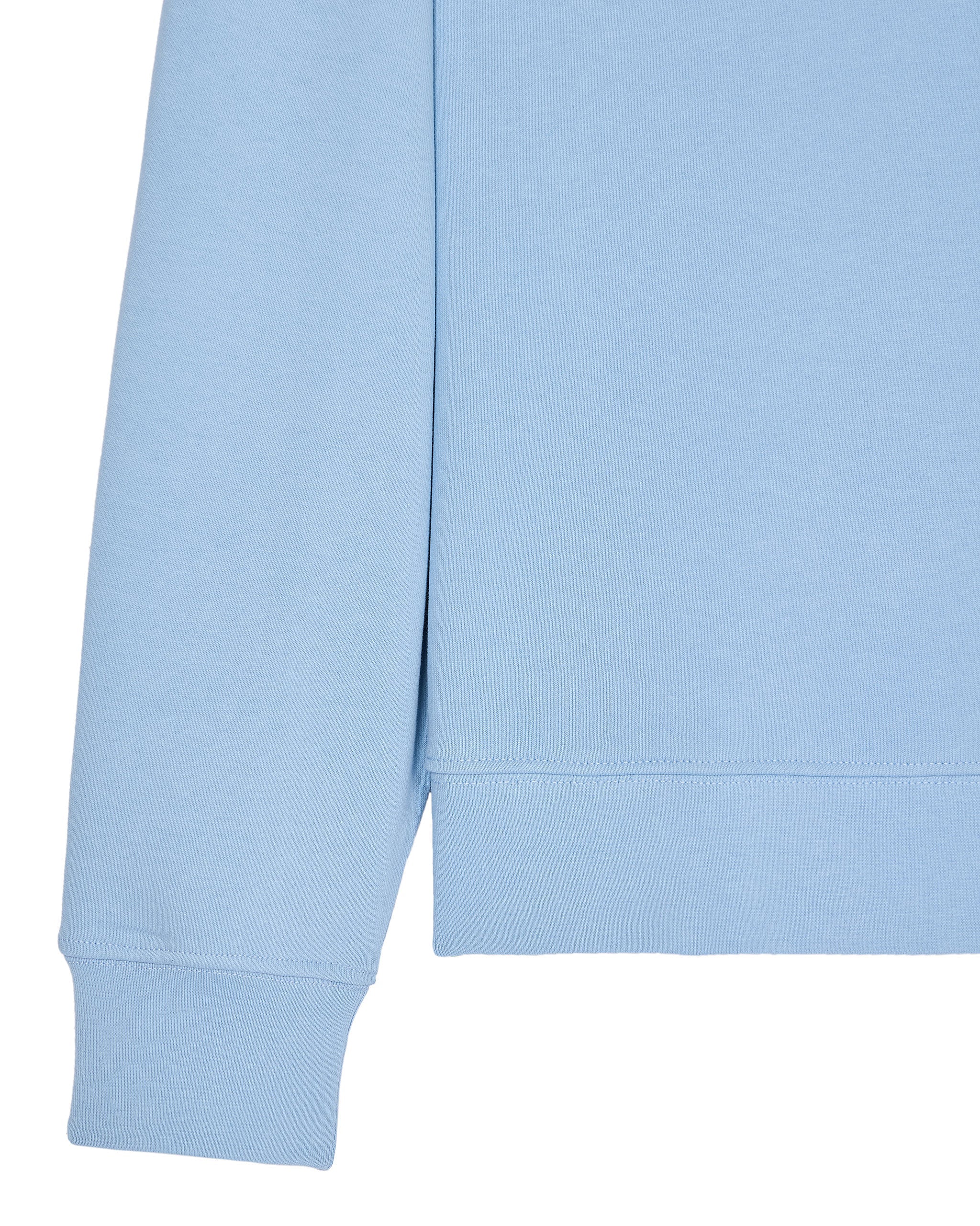 Weekend Offender Matisa 1/4 Zip Sweat House Check Sea Marine Blue