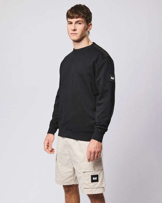 Weekend Offender F Bomb Crew Sweat Black