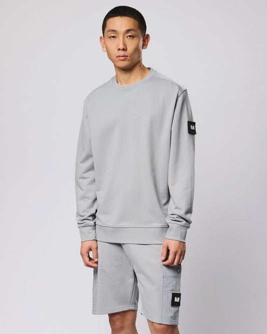 Weekend Offender F Bomb Crew Sweat Smokey Grey