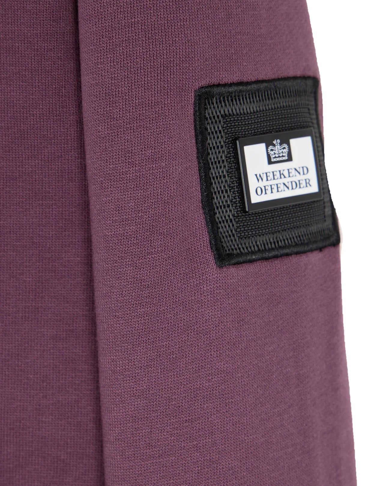 Weekend Offender Kraviz Quarter Zip Sweatshirt Deep Plum