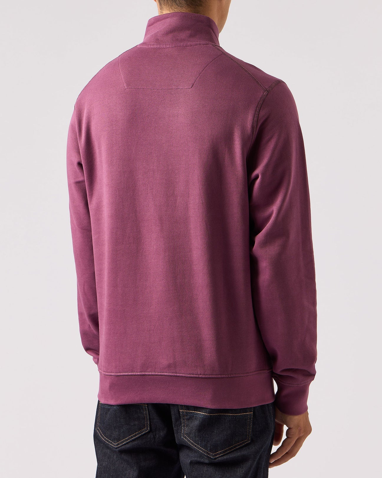 Weekend Offender Kraviz Quarter Zip Sweatshirt Deep Plum