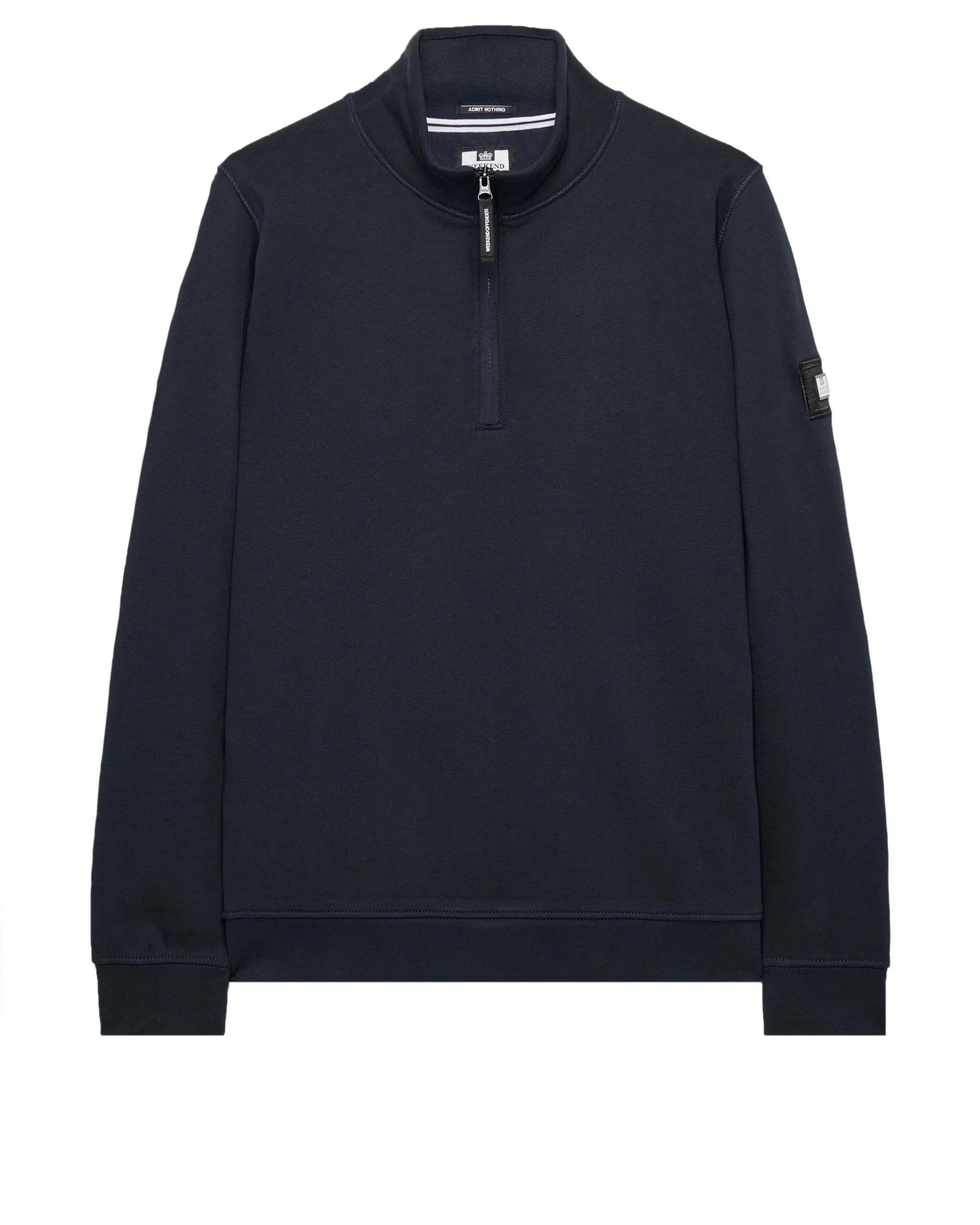 Weekend Offender Kraviz 1/4 Zip Sweat Navy