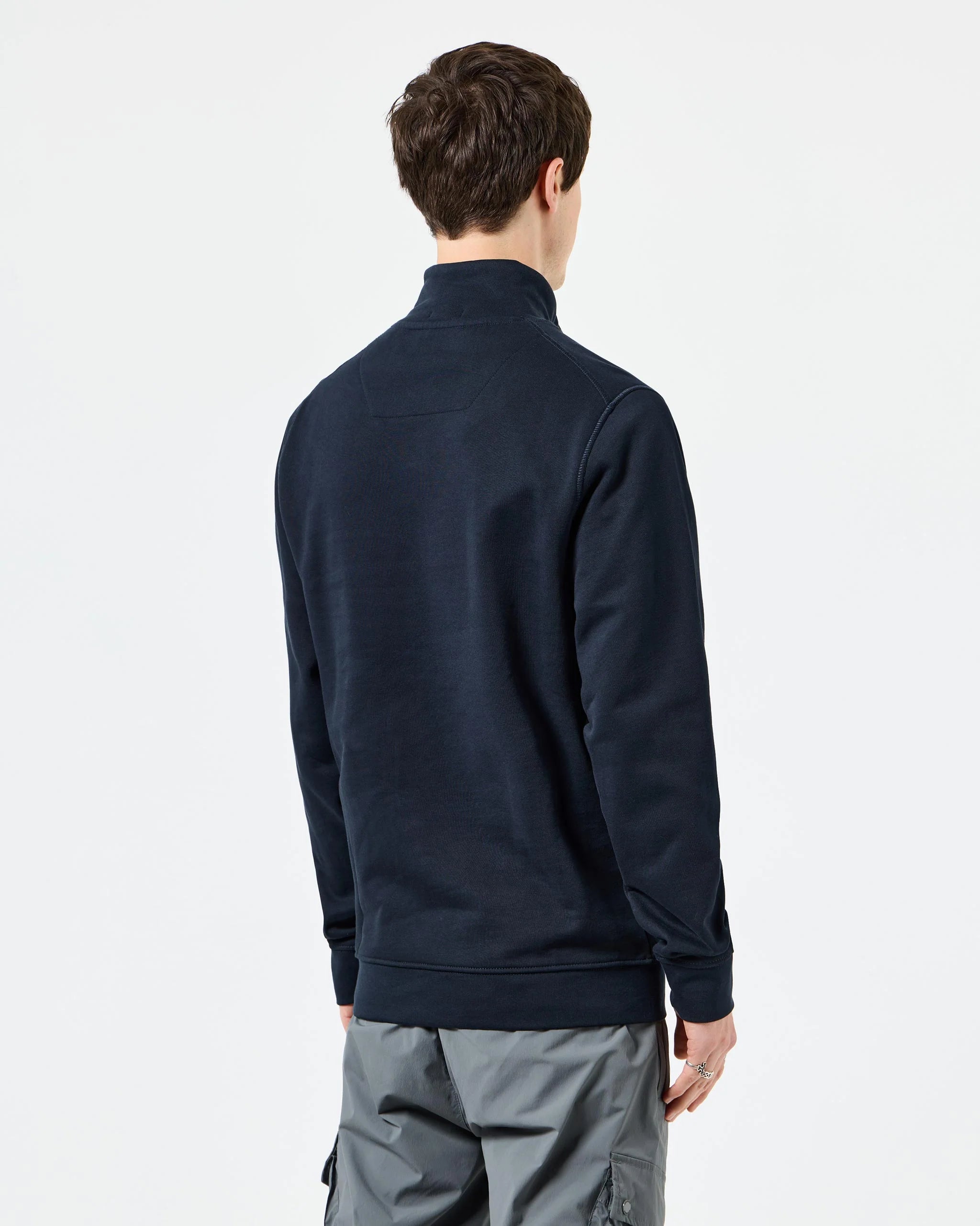 Weekend Offender Kraviz 1/4 Zip Sweat Navy