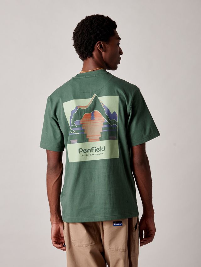 Penfield Forefounder Backprint T-Shirt Cilantro