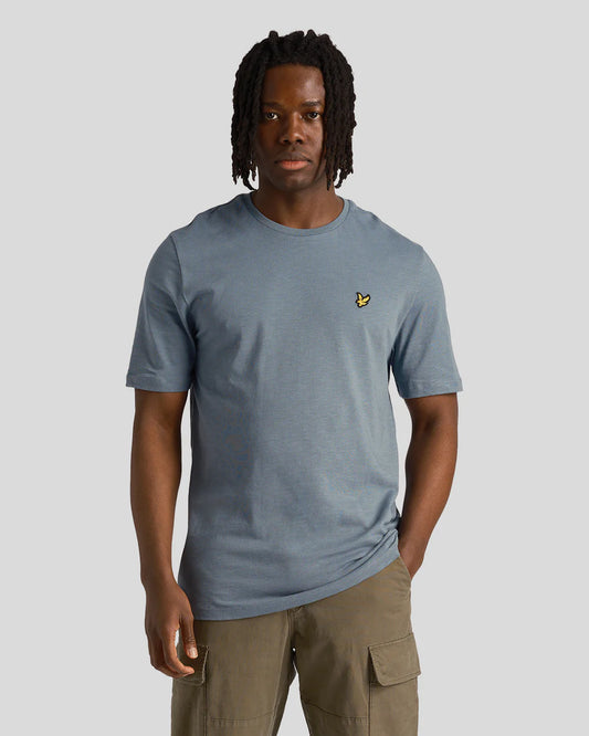 Lyle & Scott Chunky Slub T-Shirt Slate Blue