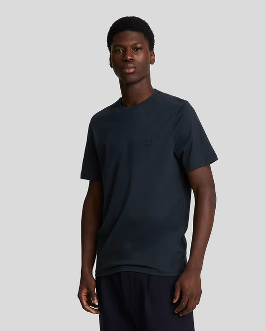 Lyle & Scott Tonal Eagle T-Shirt Dark Navy