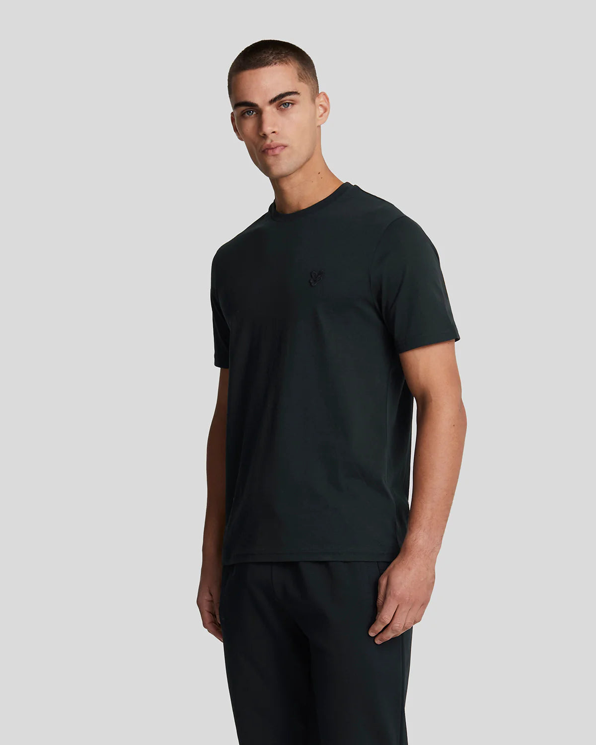 Lyle & Scott Tonal Eagle T-Shirt in Black