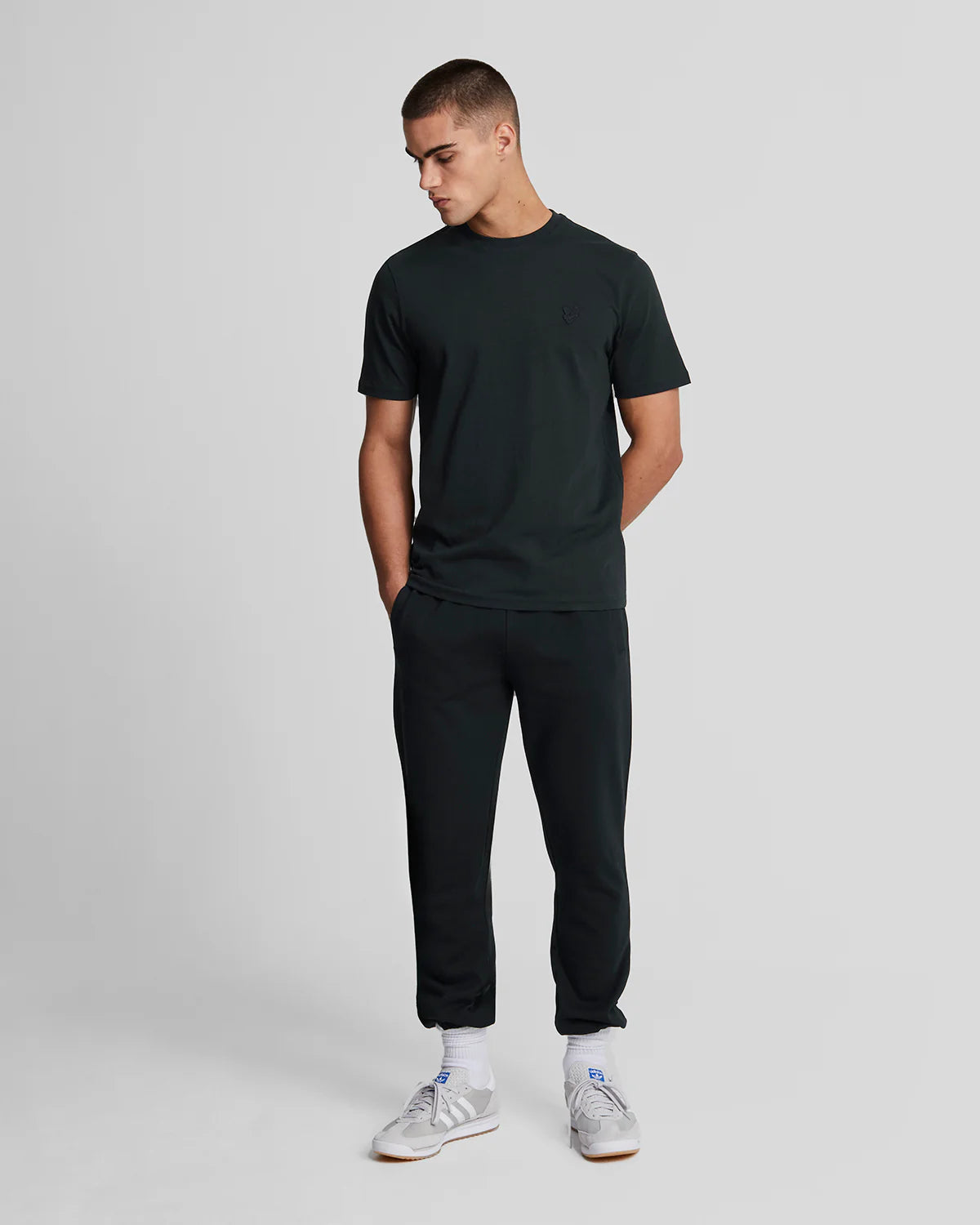 Lyle & Scott Tonal Eagle T-Shirt in Black