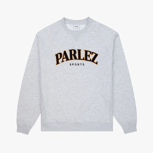 Parlez Varsity Crew Sweat Heather Grey