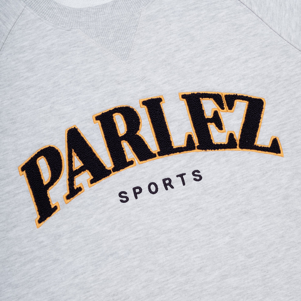 Parlez Varsity Crew Sweat Heather Grey