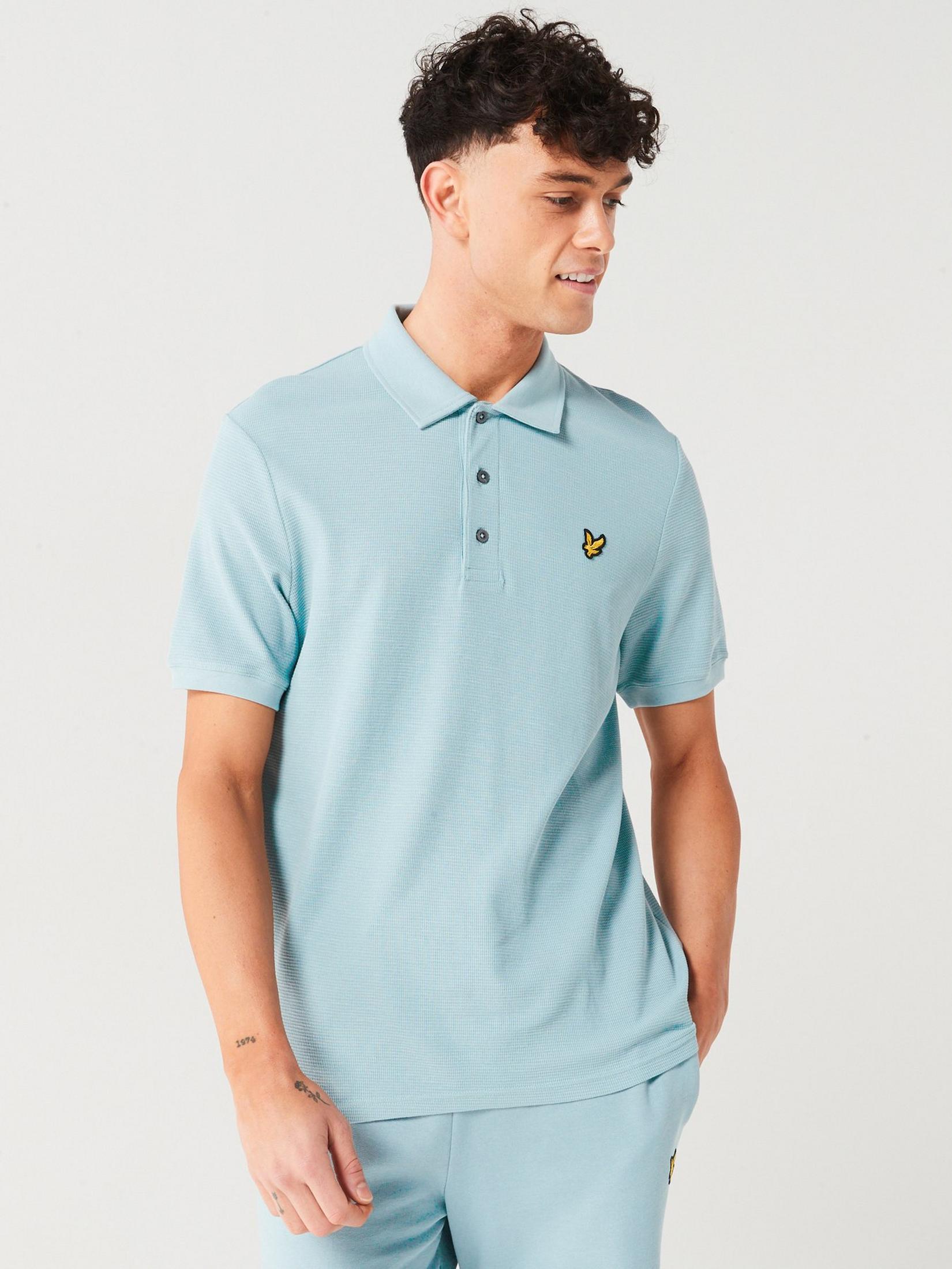 Lyle & Scott Milano Polo Shirt Slate Blue