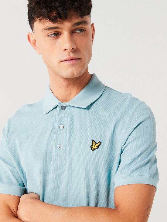 Lyle & Scott Milano Polo Shirt Slate Blue