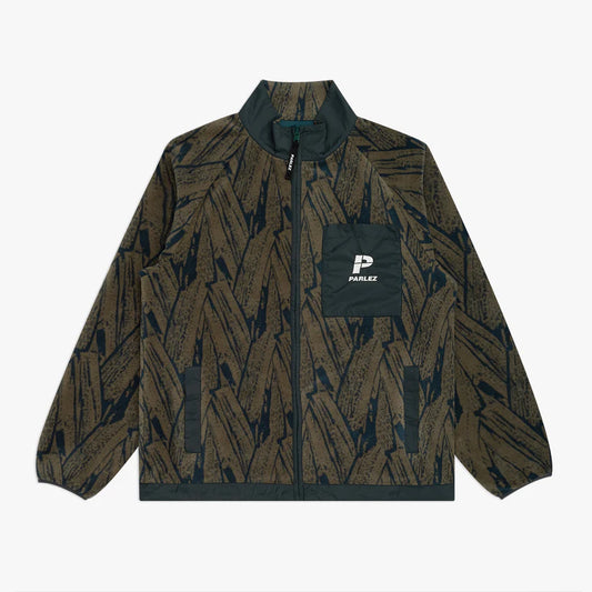 Parlez Duke Fleece Jacket Olive Green