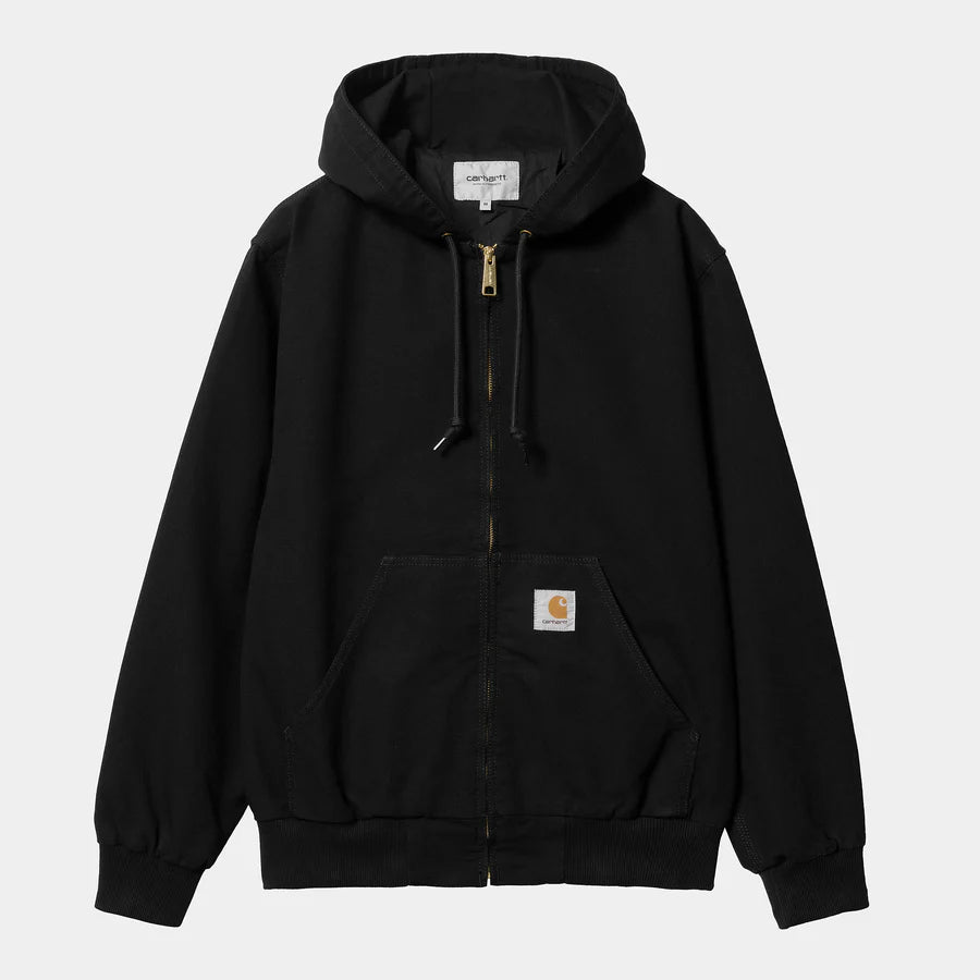 Carhartt WIP OG Active Hooded Jacket Black Rinsed