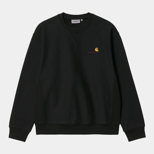 Carhartt WIP American Script Sweat in Black