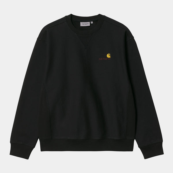 Carhartt WIP American Script Sweat in Black