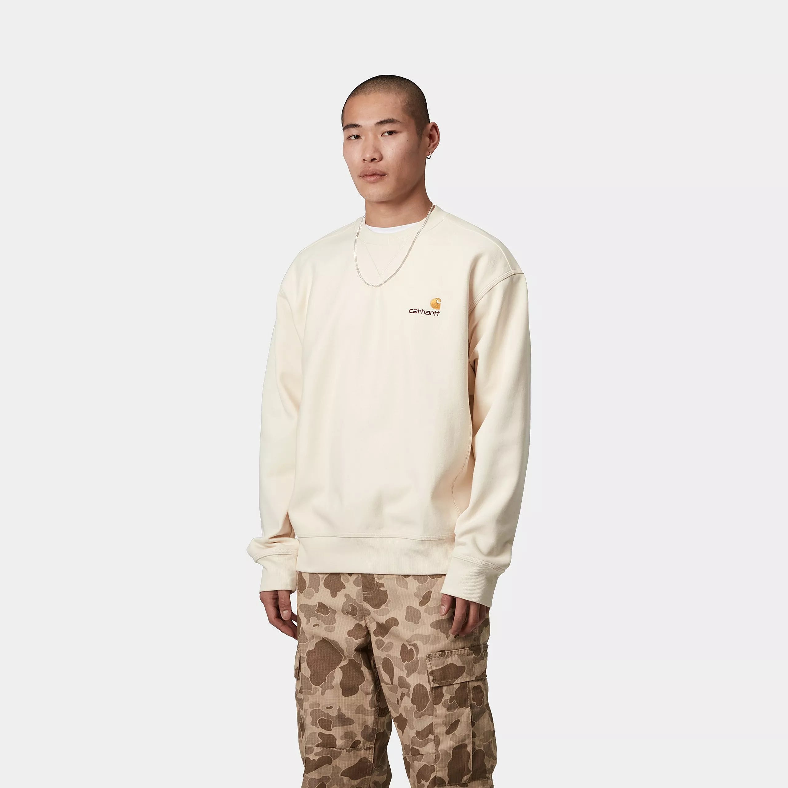 Carhartt WIP American Script Sweat Natural