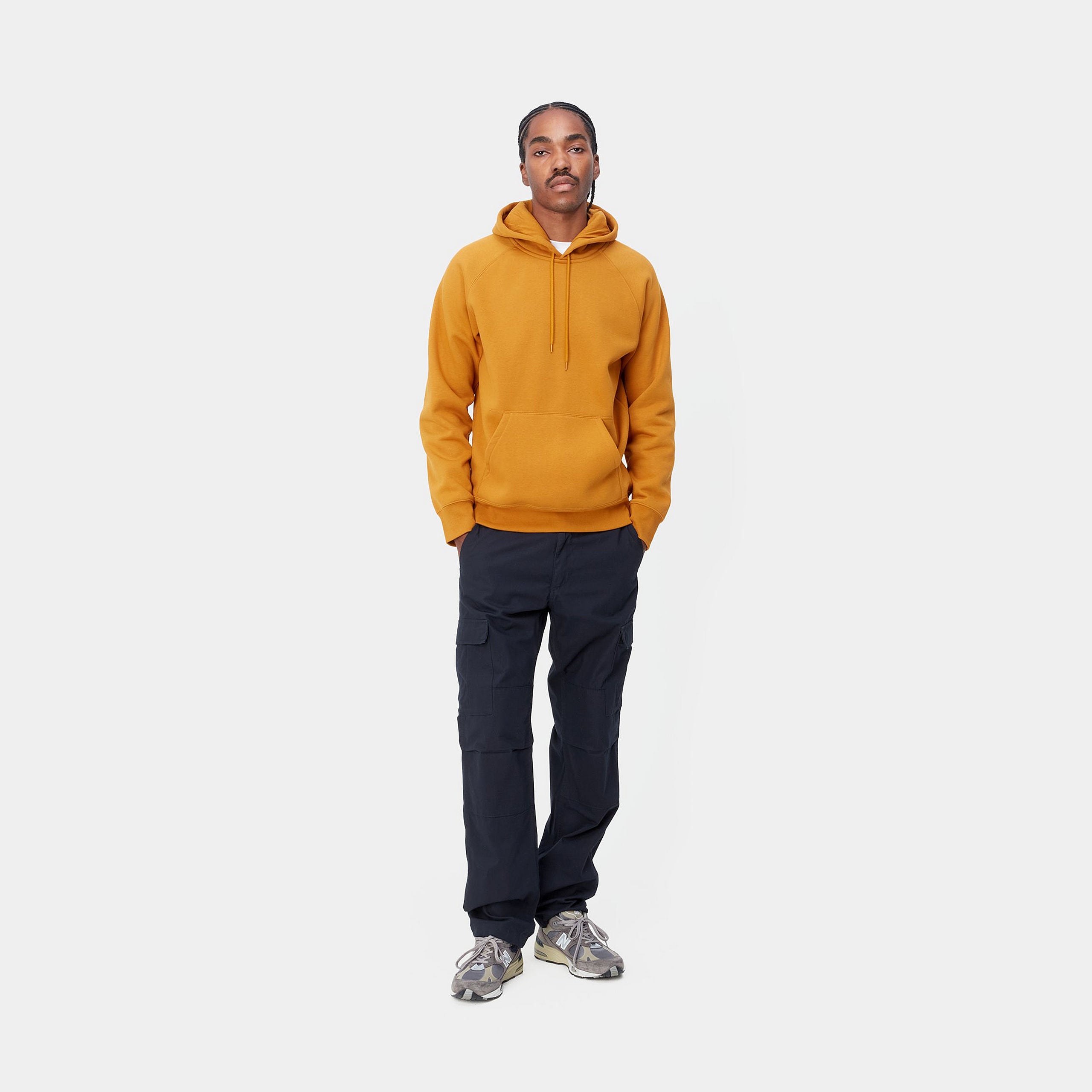 Carhartt WIP Aviation Cargo Pant Cotton Columbia Dark Navy (Rinsed)