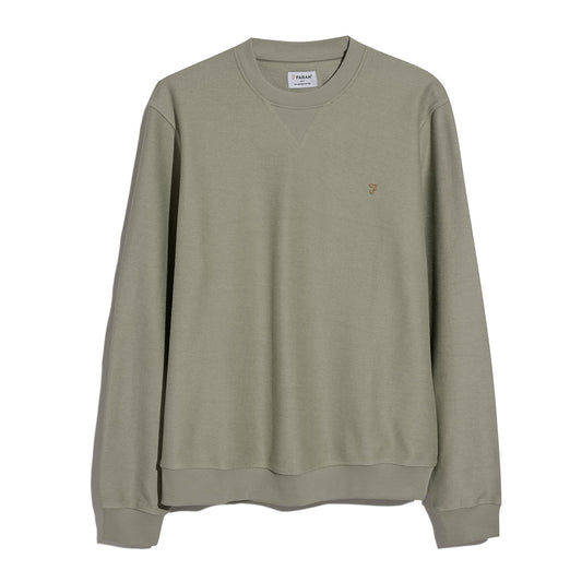 Farah Galli Twill Crew Texture Sweat Balsam