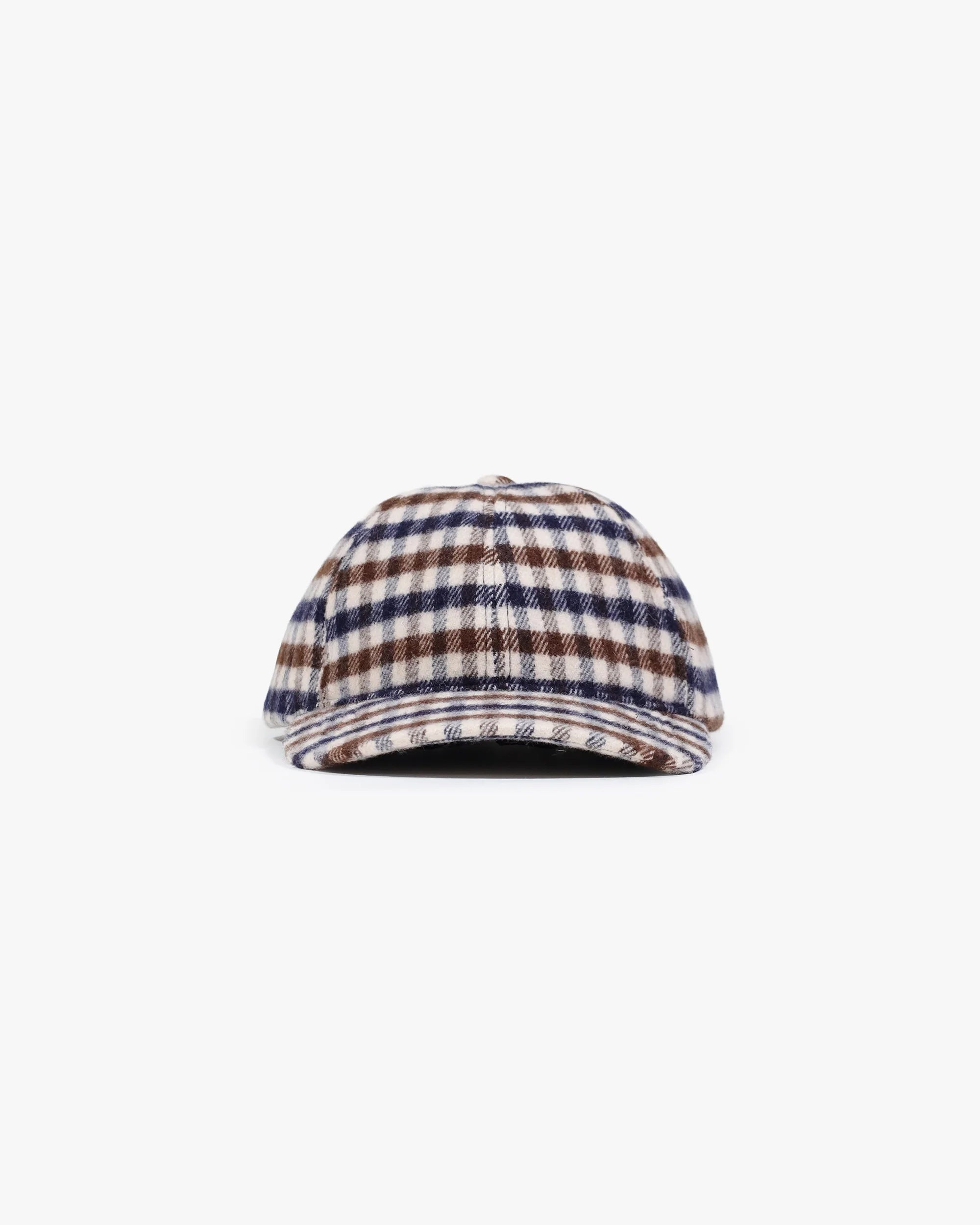 Aquascutum Active Water Repellent Wool Baseball Cap Club Check