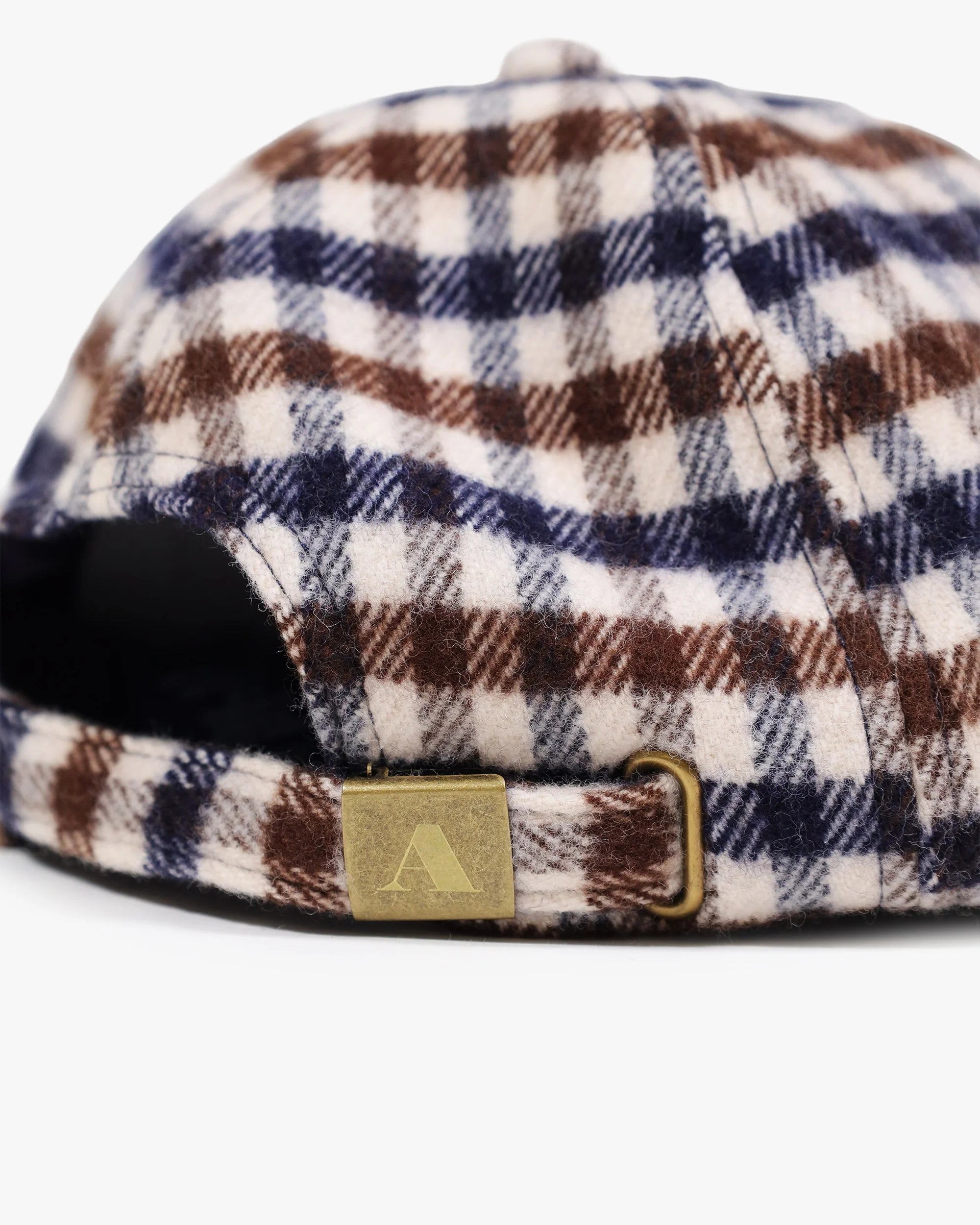 Aquascutum Active Water Repellent Wool Baseball Cap Club Check
