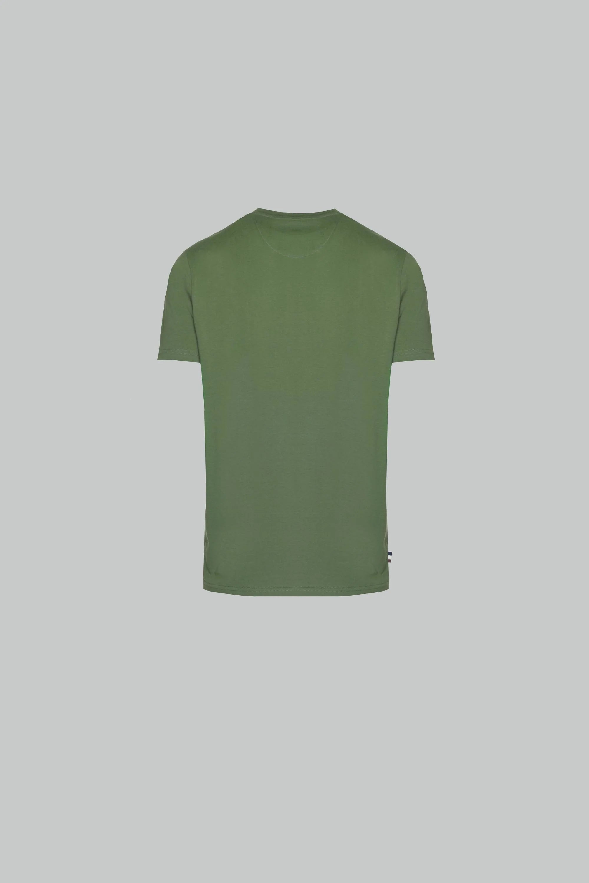 Aquascutum Active Club Check Pocket T-Shirt Army Green