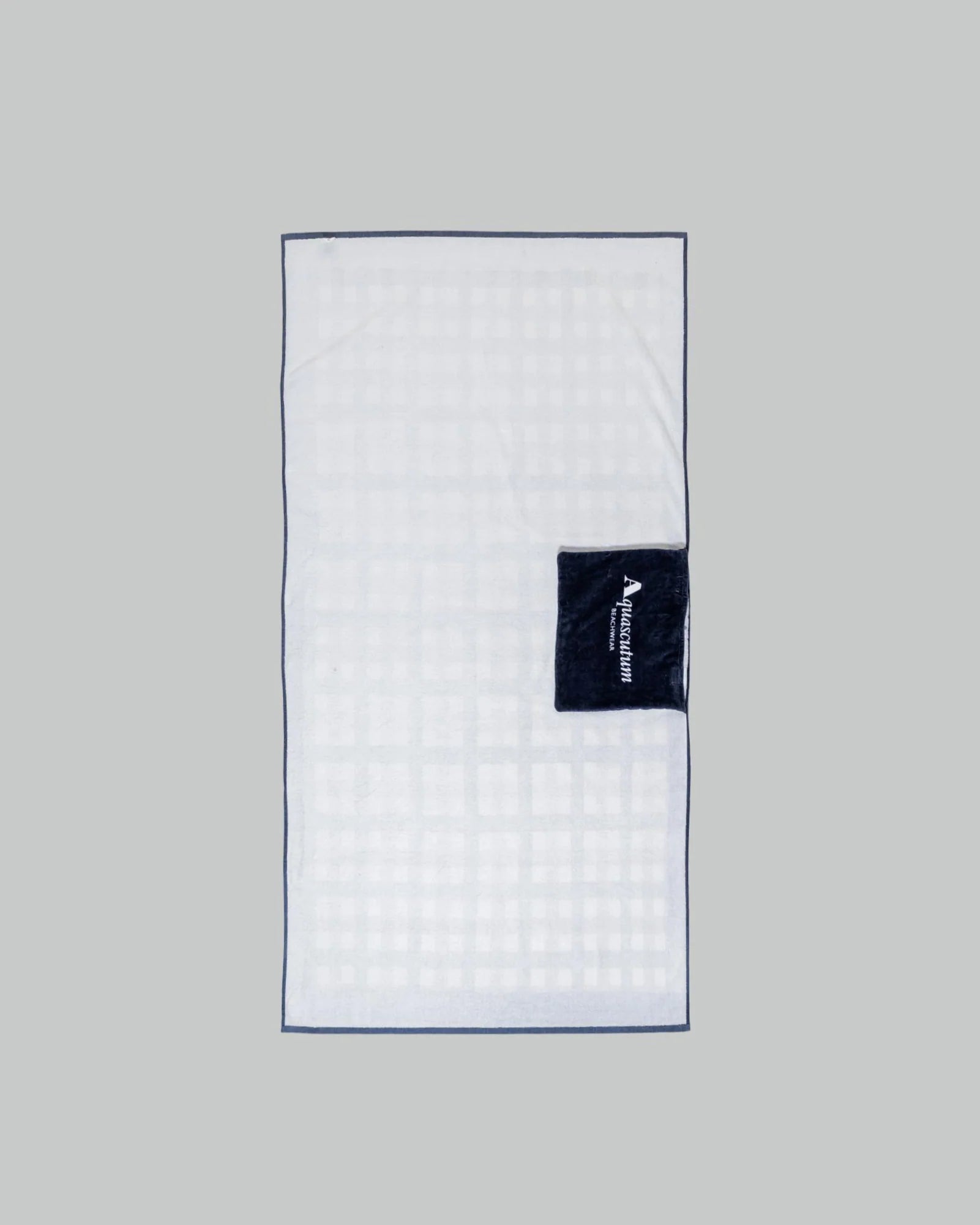 Aquascutum Iconic Check Packable Beach Towel