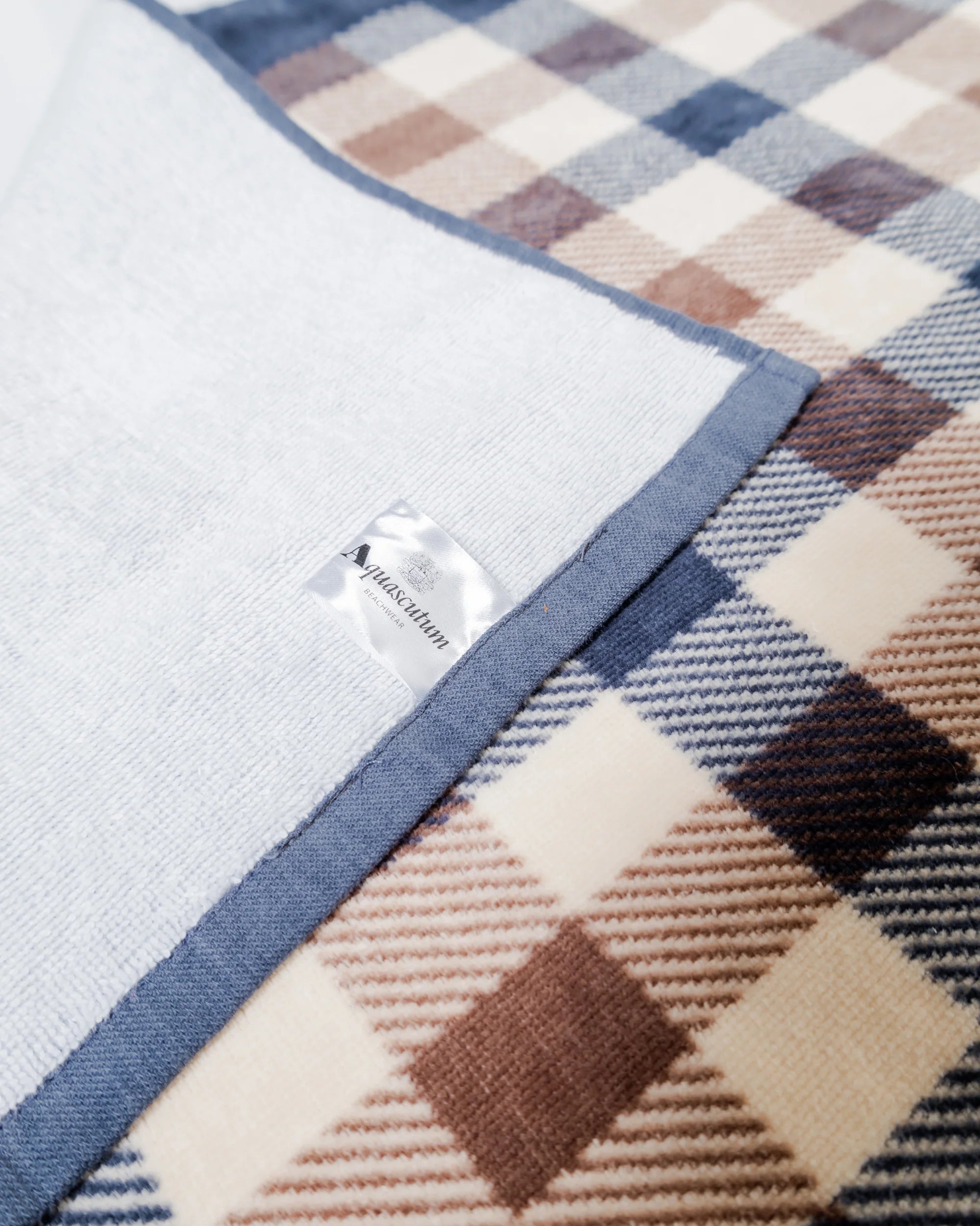 Aquascutum Iconic Check Packable Beach Towel