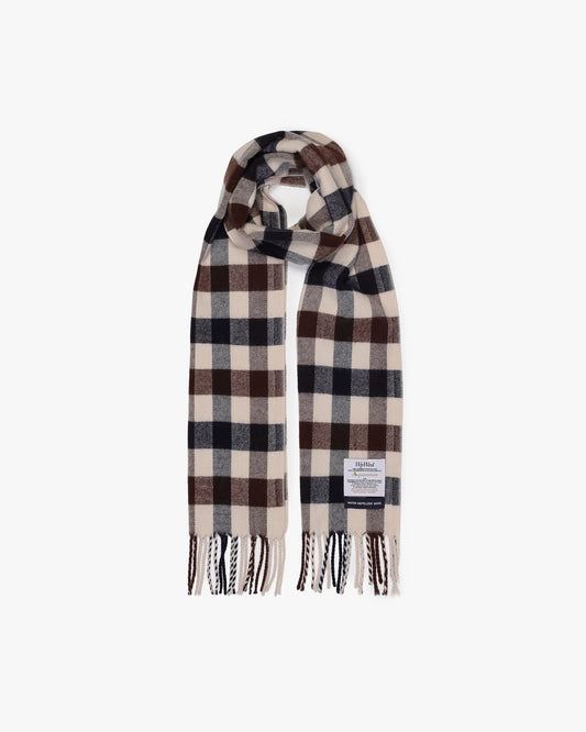Aquascutum Active Water Repellent Merino Wool Macro Check Scarf
