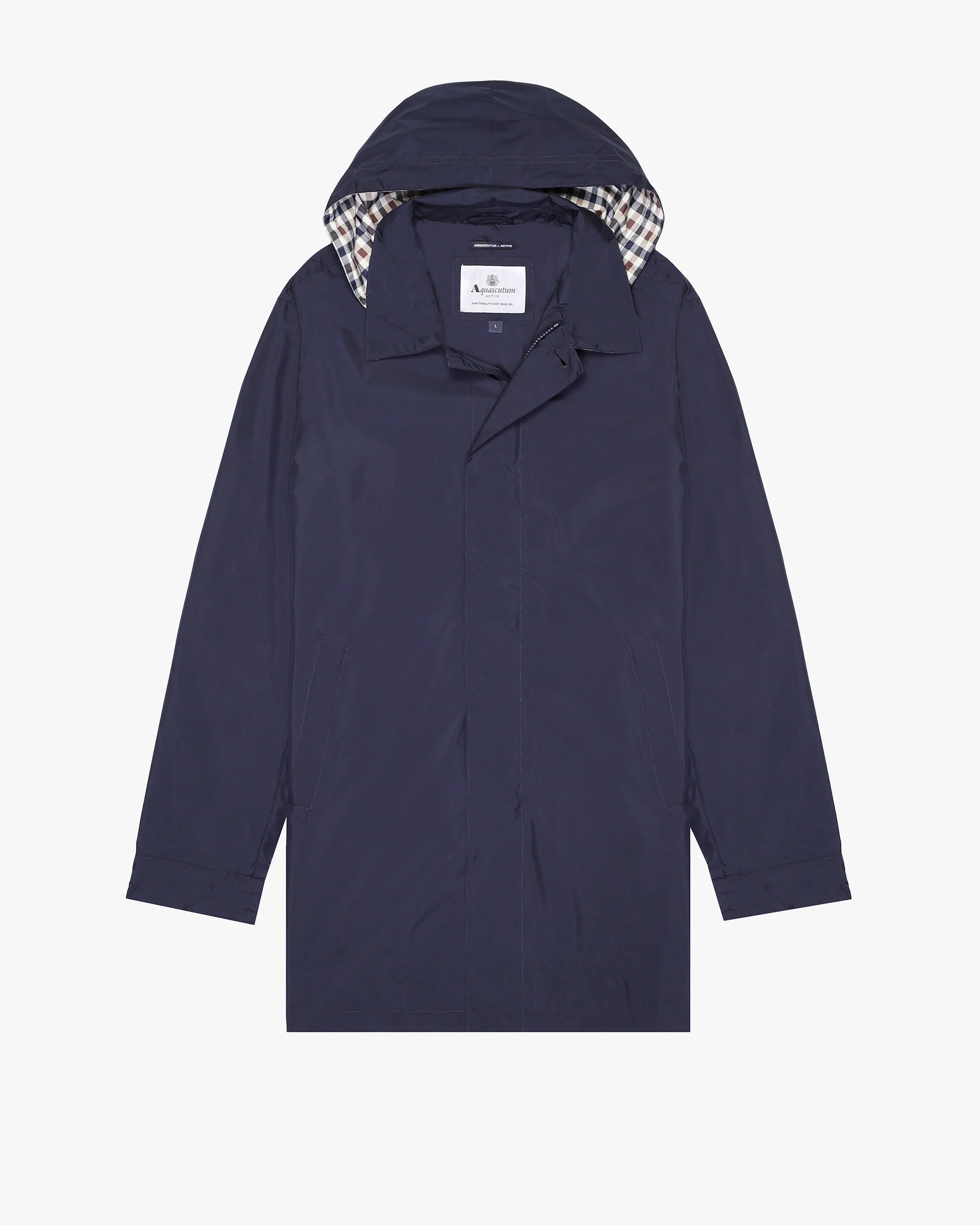 Aquascutum RLG Packable Trench Coat Navy