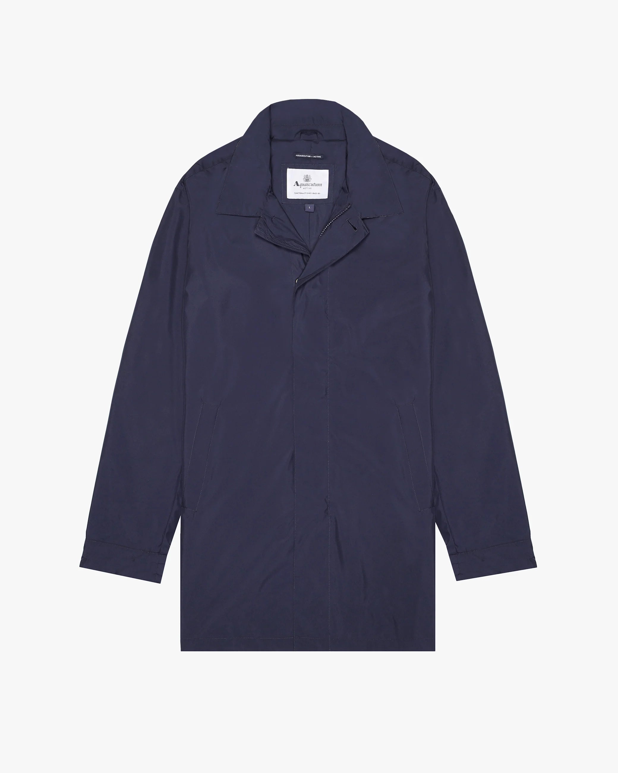 Aquascutum RLG Packable Trench Coat Navy