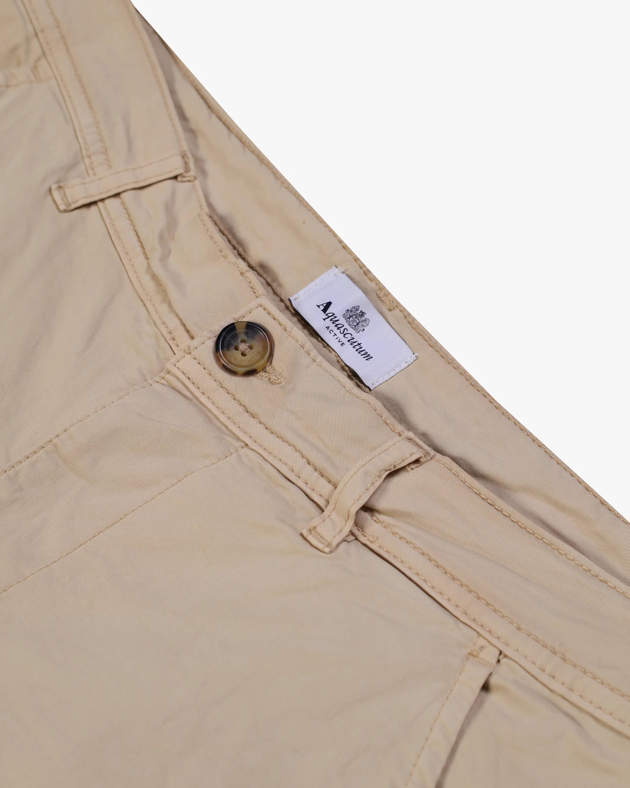 Aquascutum Cargo Pocket Shorts Beige