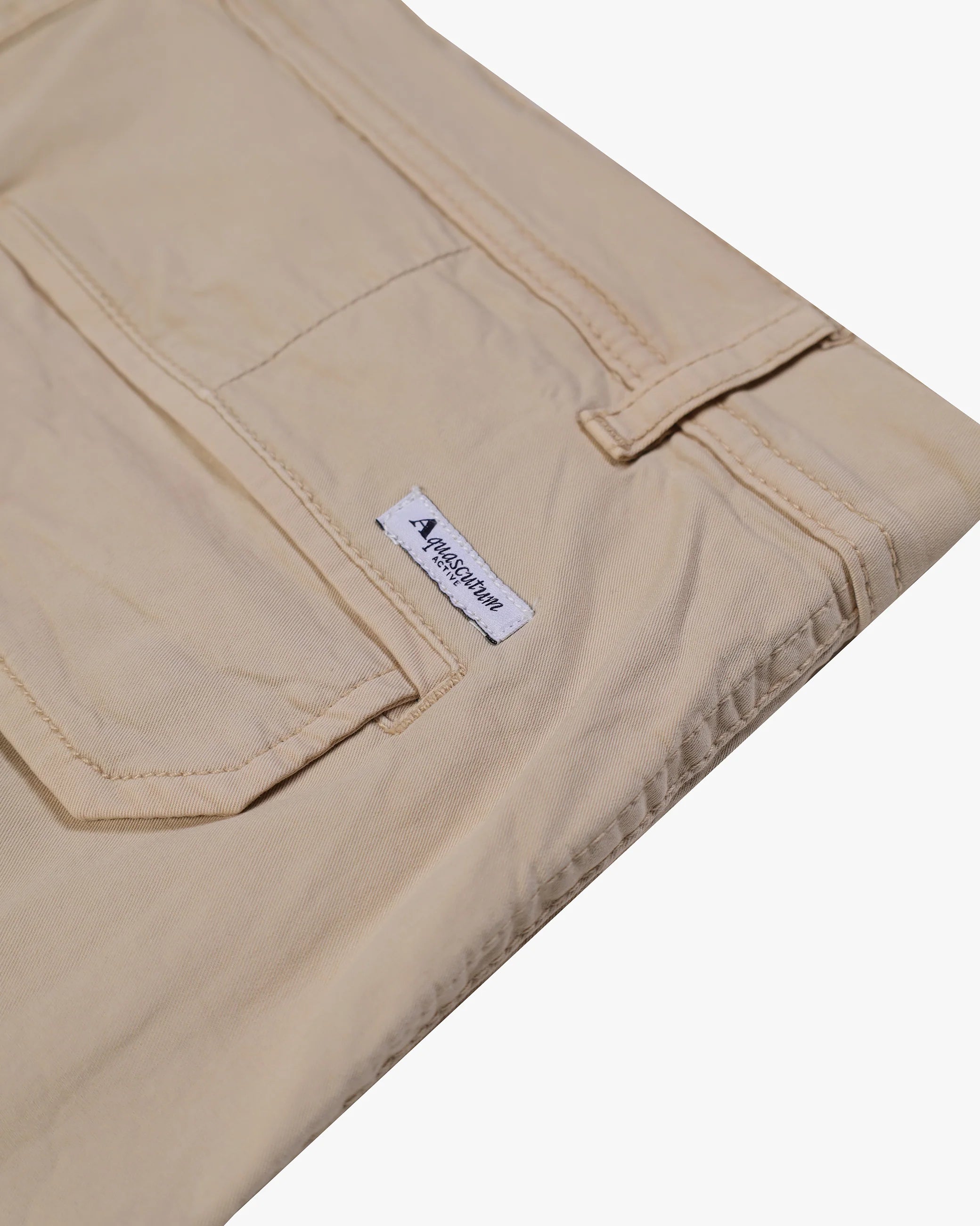 Aquascutum Cargo Pocket Shorts Beige
