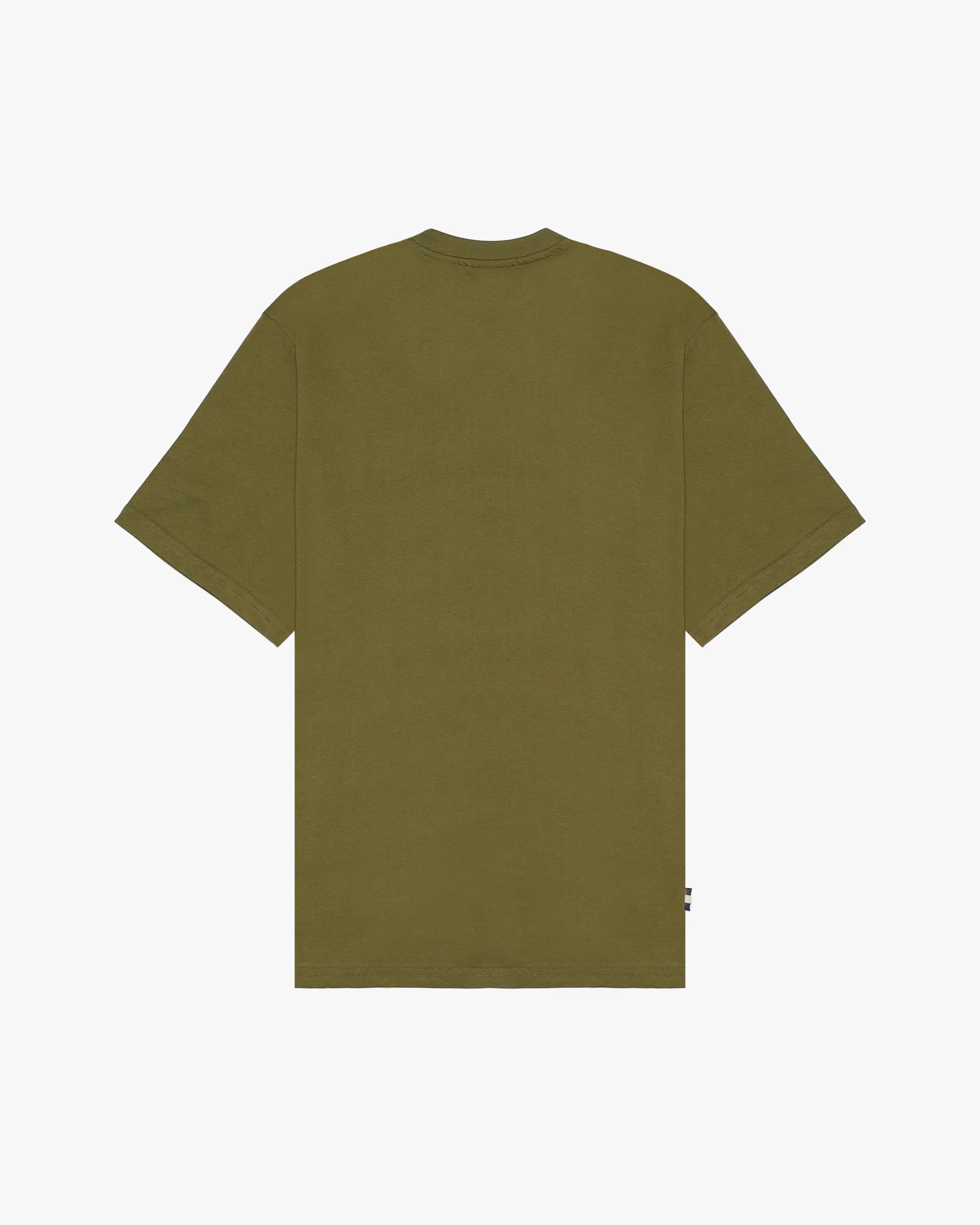 Aquascutum Active Club Check Pocket T-Shirt Army Green