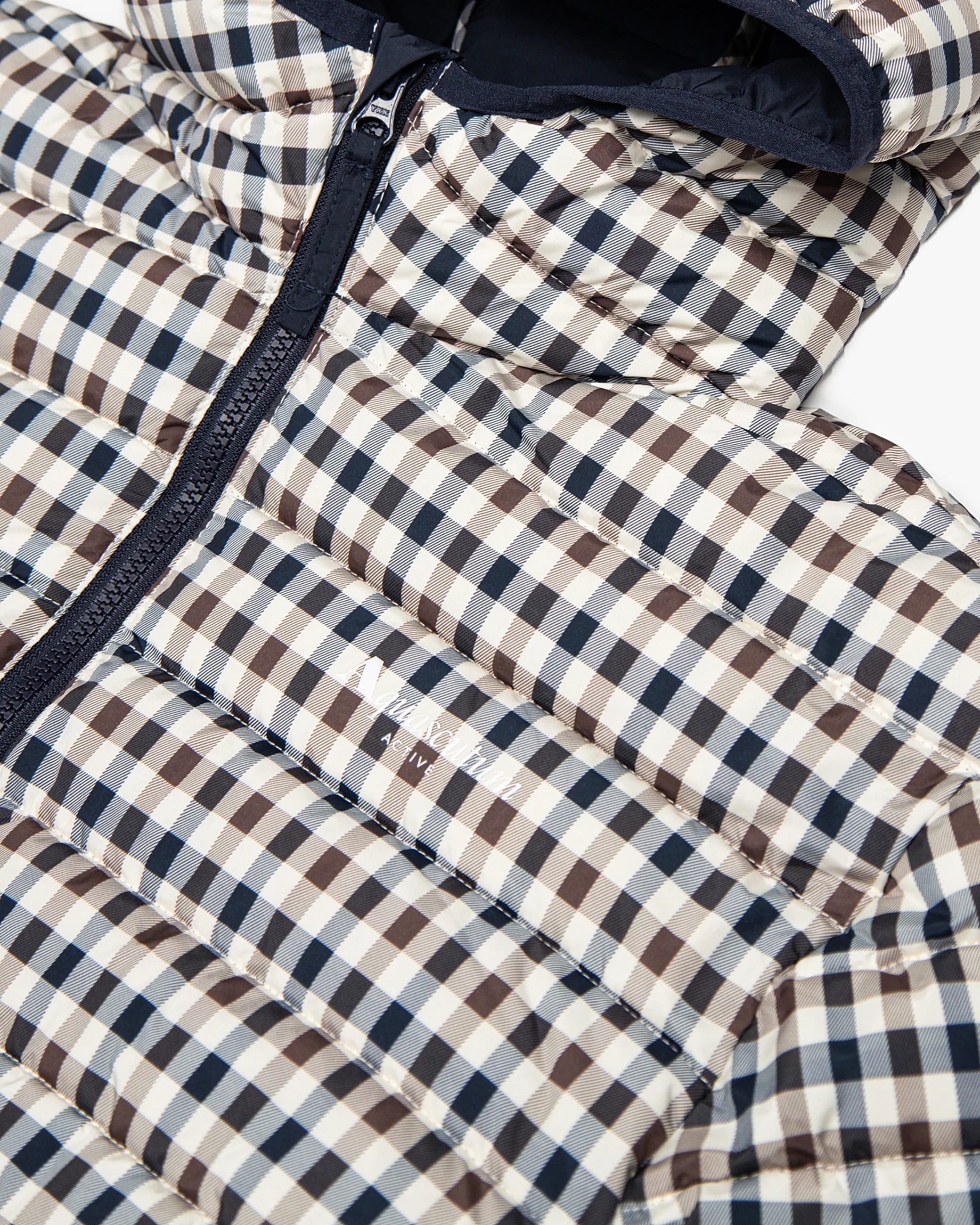 Aquascutum Active Padded Iconic Checked Jacket