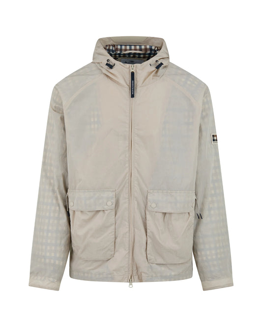 Aquascutum Lamina Hooded Jacket Beige
