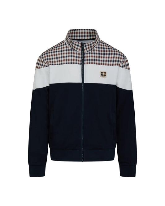 Aquascutum Club Check Shoulder Track Top