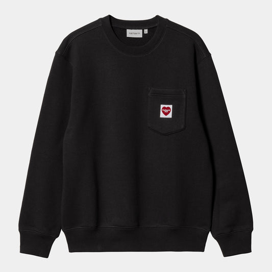 Carhartt WIP Heart Pocket Sweat Black
