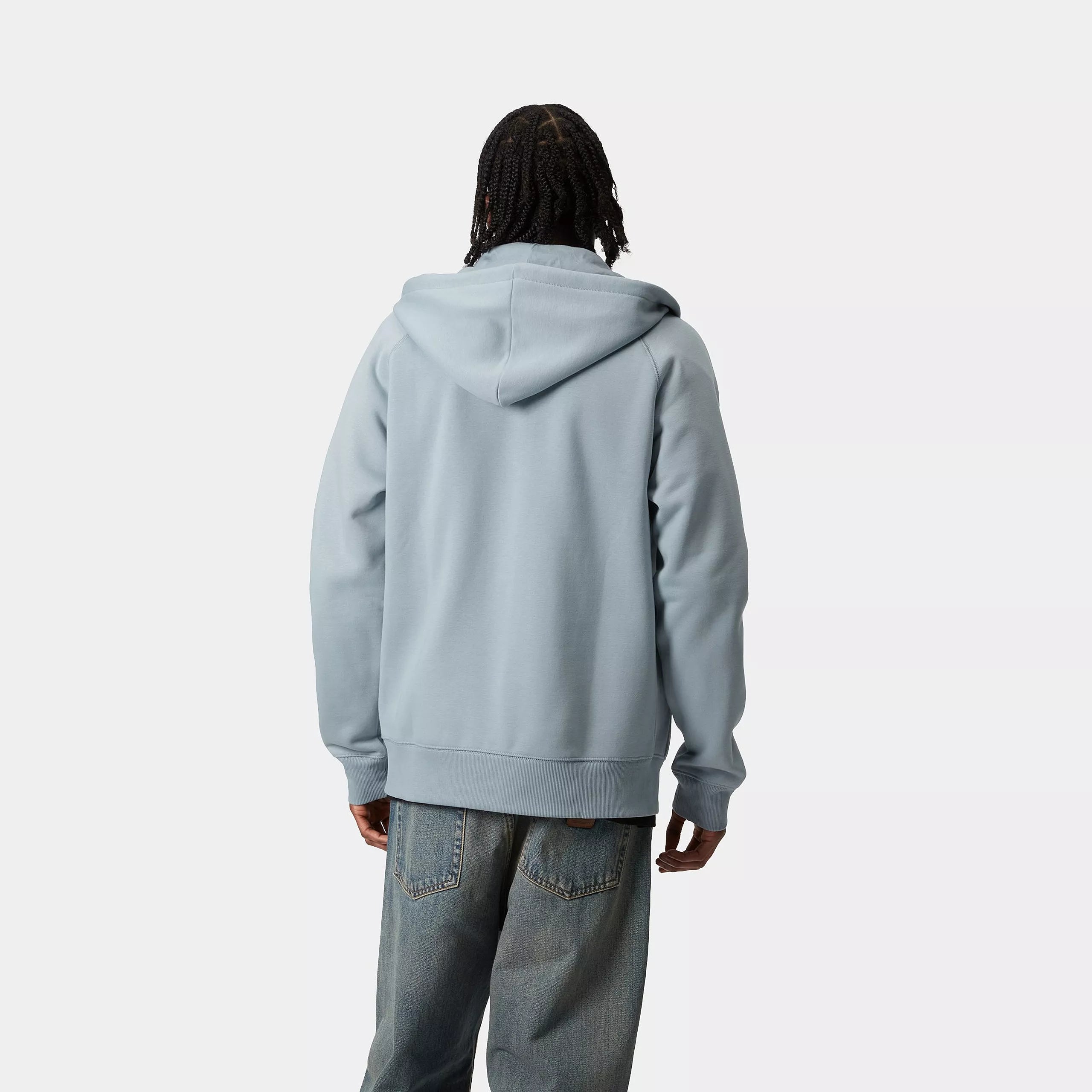 Carhartt WIP Hooded Chase Jacket Frosted Blue