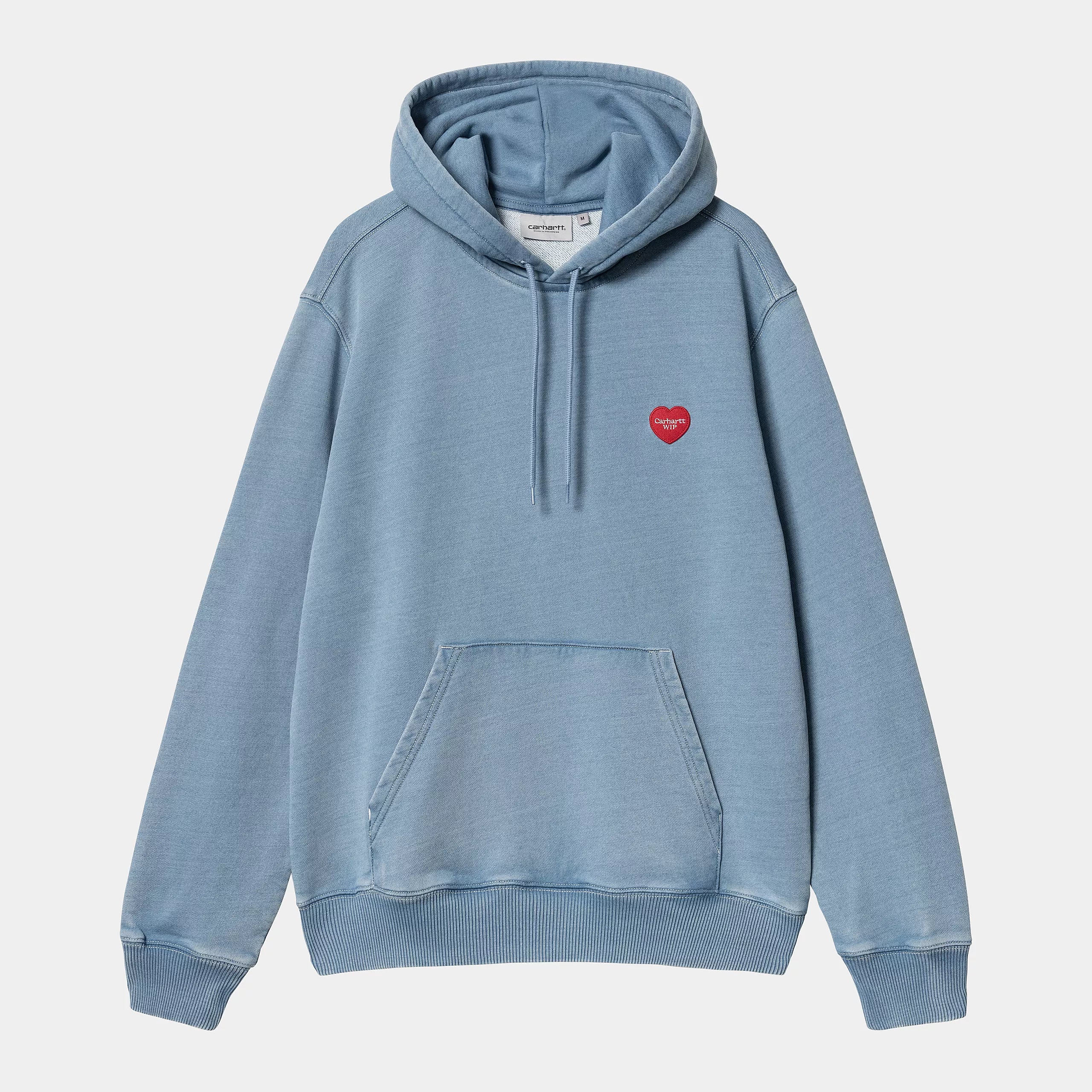 Carhartt WIP Hooded Sweatshirt Garment Dyed Ingo Blue