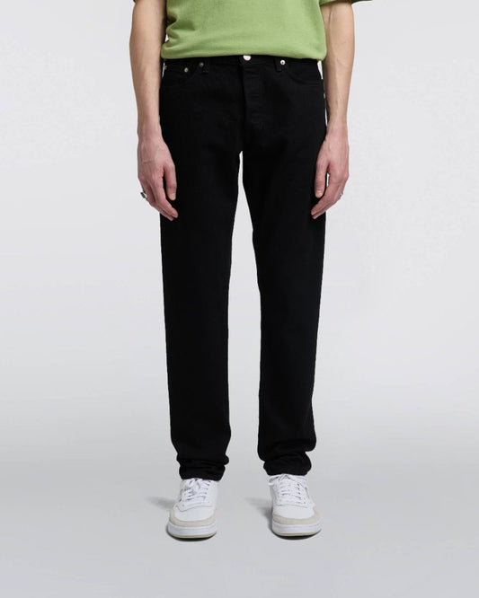 Edwin Regular Tapered 13oz Kaihara Black Unwashed Denim