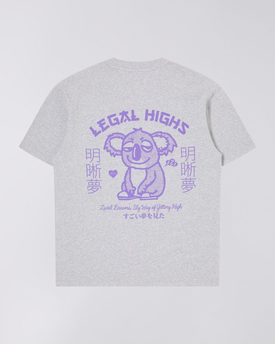 Edwin Legal Highs T-Shirt Grey Marl